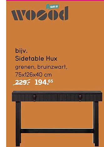 Sidetable Hux Aanbieding bij Leen Bakker - 1Folders.nl