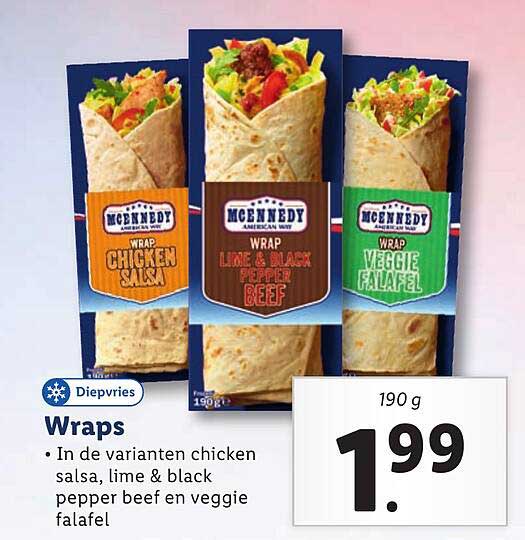 Mcennedy Wraps Aanbieding bij Lidl 1Folders.nl