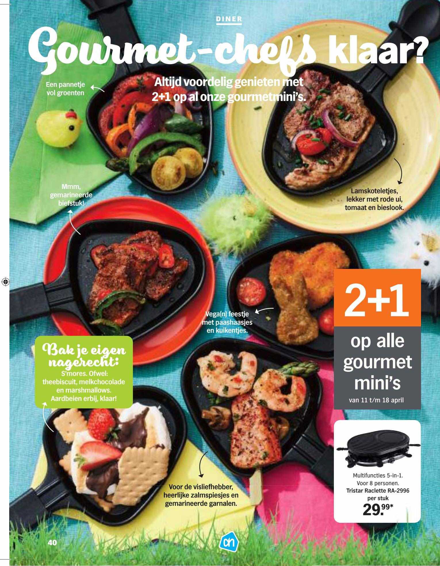 Tristar Raclette RA-2996 Aanbieding bij Albert Heijn - 1Folders.nl