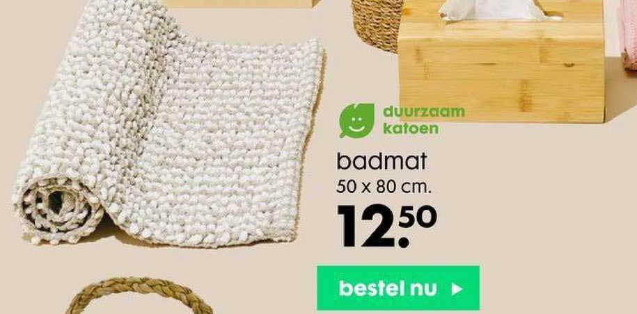 DEXI Chenille Badmat 50 x 80 cm, Antislip Dikke Badkamermat