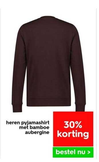 aanbieding pyjama heren