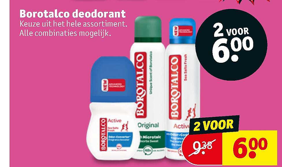 Borotalco Deodorant Aanbieding bij Kruidvat 1Folders.nl