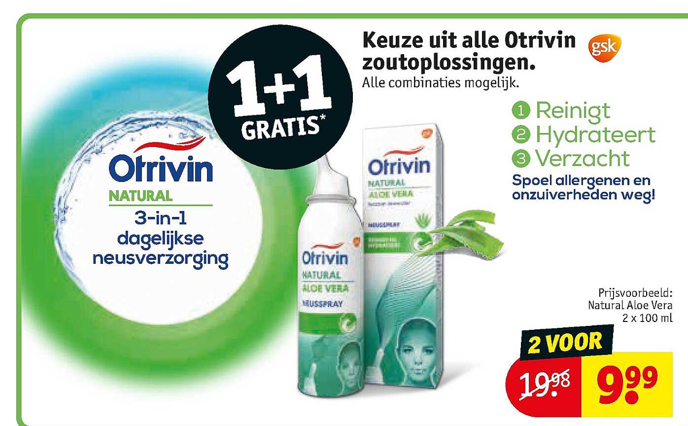 Keuze Uit Alle Otrivin Zoutoplossingen Aanbieding bij Kruidvat