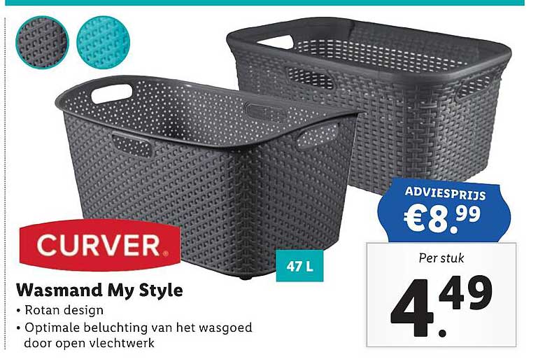 Wasmand My Style Aanbieding Bij Lidl Folders Nl