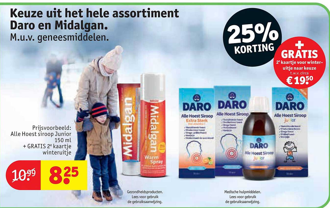 Daro En Midalgan 25 Korting Aanbieding bij Kruidvat 1Folders.nl