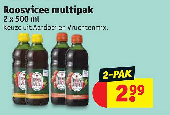 Roosvicee Multipak Aanbieding bij Kruidvat - 1Folders.nl