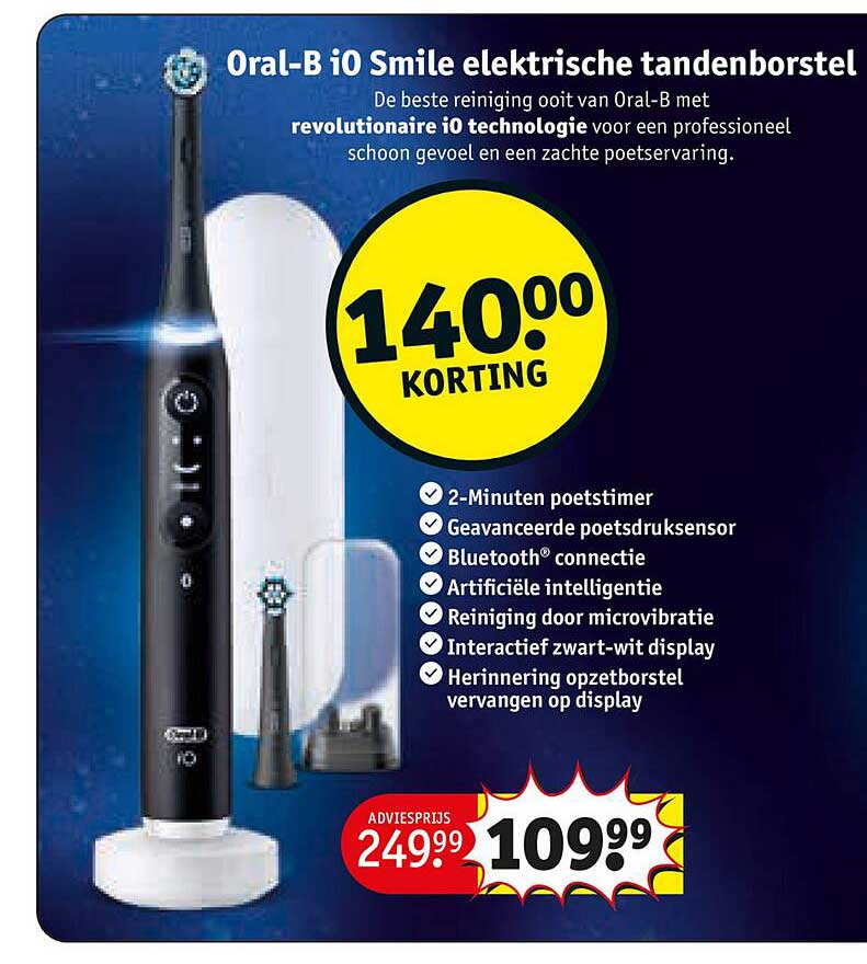 Oral-B IO Smile Elektrische Tandenborstel Aanbieding Bij Kruidvat ...