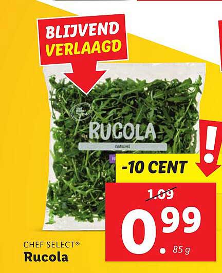 Chef. Select Rucola Chef Select Rucola Aanbieding bij Lidl - 1Folders.nl