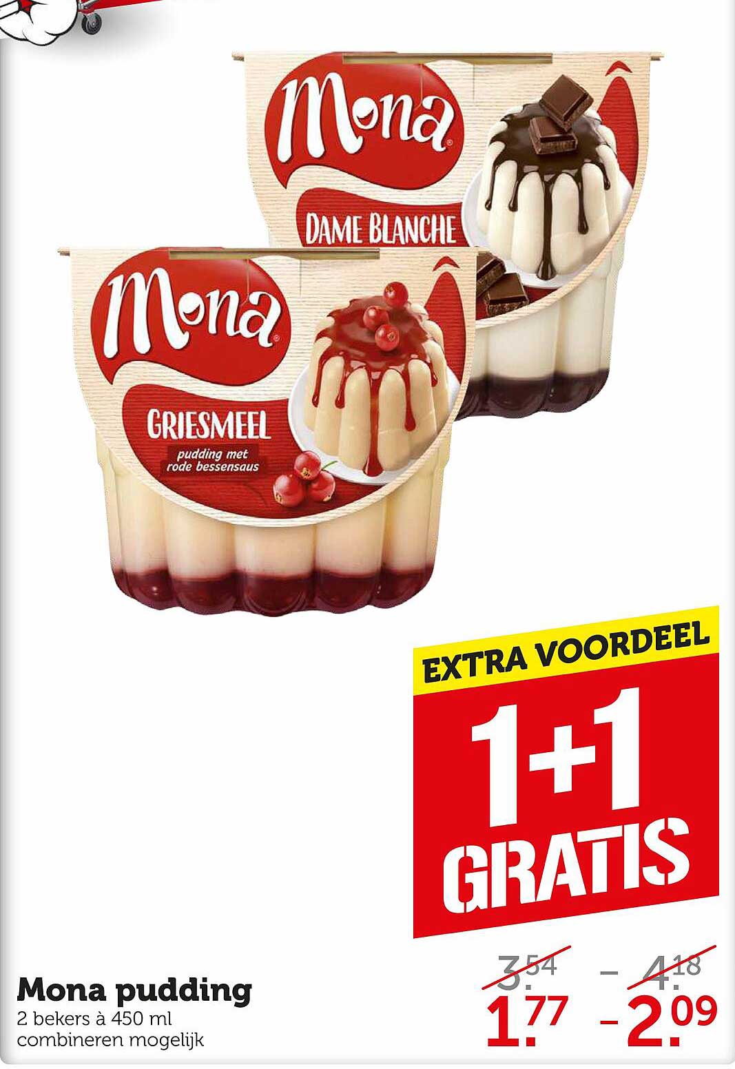 Mona Pudding Aanbieding bij Coop 1Folders.nl