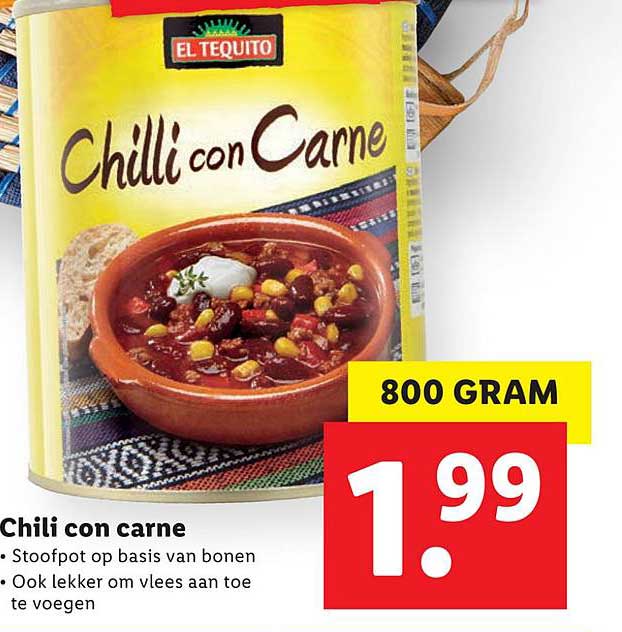 Chili Con Carne Aanbieding bij Lidl 1Folders.nl