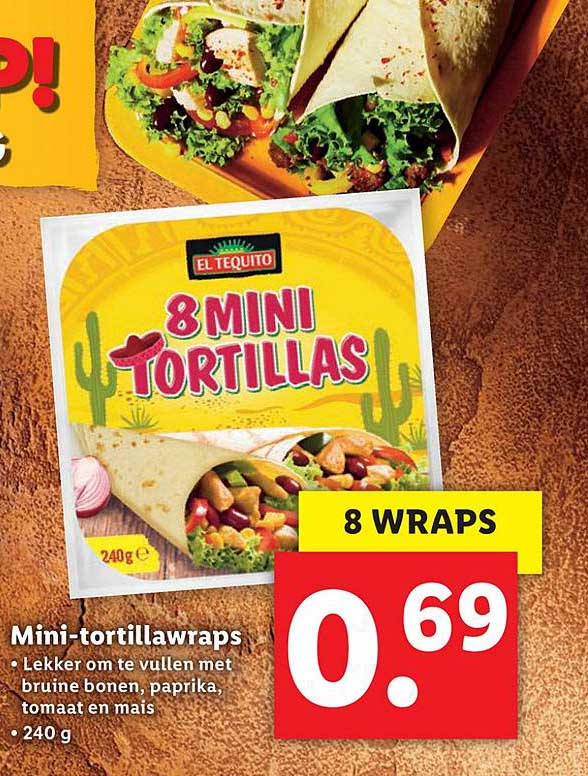 Mini-Tortillas Aanbieding bij Lidl - 1Folders.nl