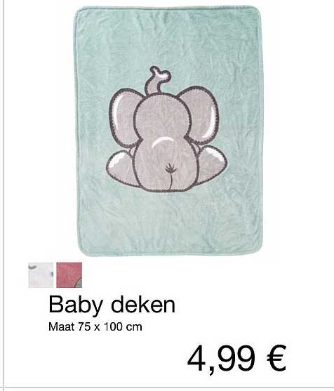 Noukies Veloudoux deken 75 x 100 cm - Babou & Kendi kopen