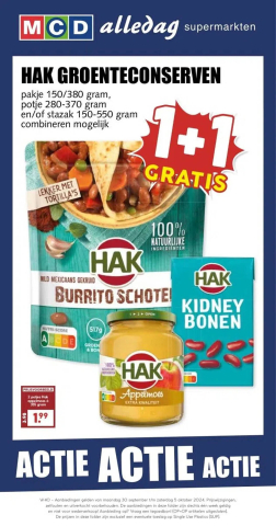 MCD Supermarkt Folder