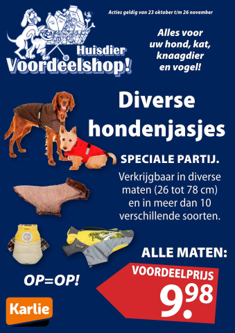 Huisdier voordeelshop Folder