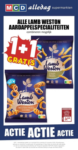 MCD Supermarkt Folder