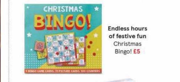 Tesco Endless Hours Of Festive Fun Christmas Bingo!