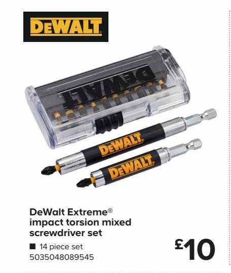 dewalt-extreme-impact-torsion-mixed-screwdriver-set-offer-at-tradepoint