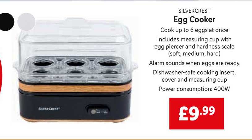 Egg Cooker lidl silvercrest sed 400w 
