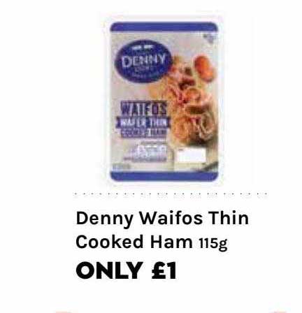 Mace Denny Waifos Thin Cooked Ham