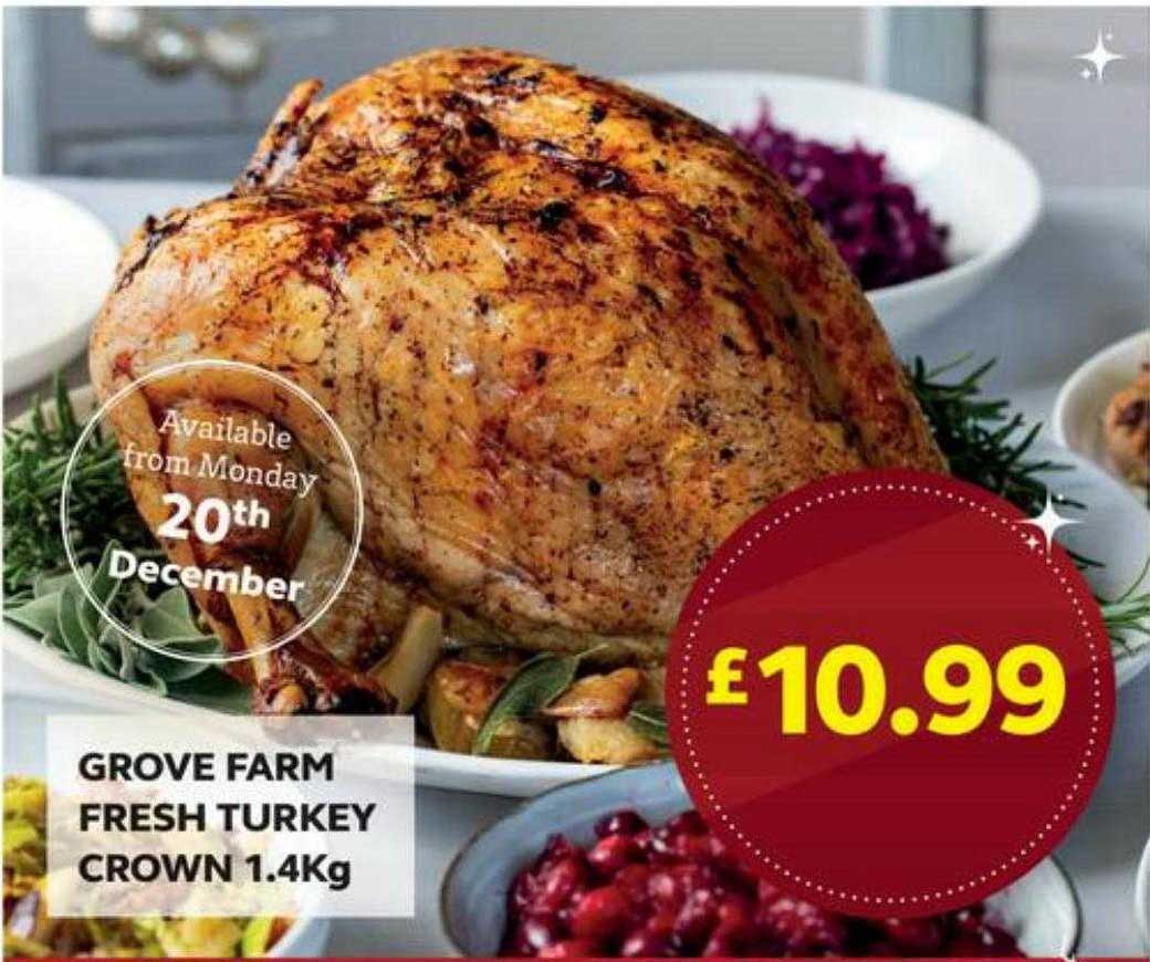 SuperValu Grove Farm Fresh Turkey Crown