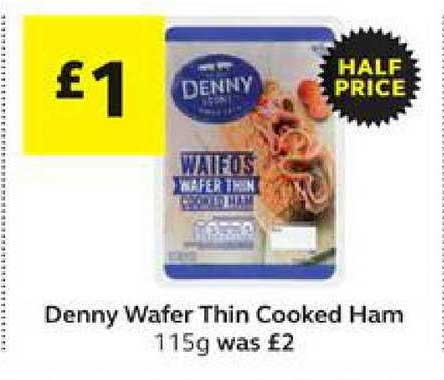 SuperValu Denny Wafer Thin Cooked Ham