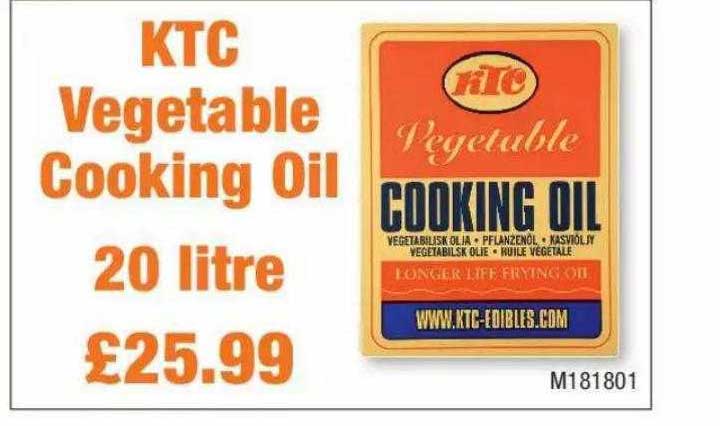 Makro Ktc Vegetable Cooking Oil 20 Litre