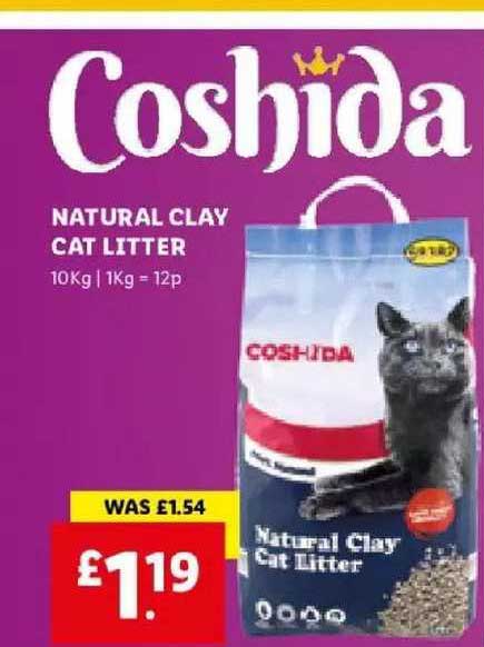 Lidl Natural Clay Cat Litter Coshida