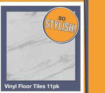 Poundstretcher Vinyl Floor Tiles 11pk