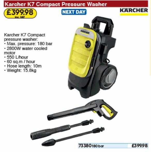Toolstation Karcher K7 Compact Pressure Washer