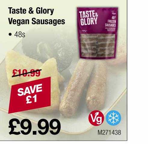 Makro Taste & Glory Vegan Sausages