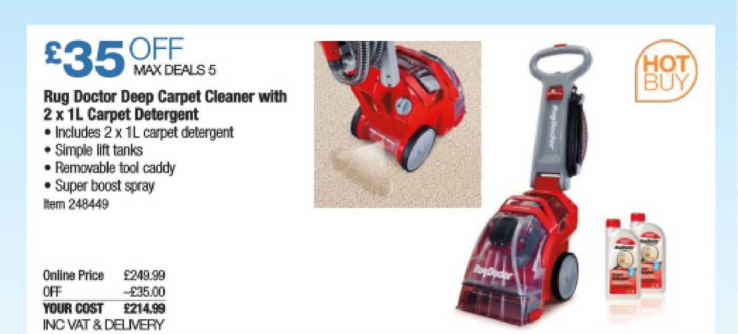Rug Doctor Deep Carpet Cleaner With, How Much Does Rug Doctor Cost Uk