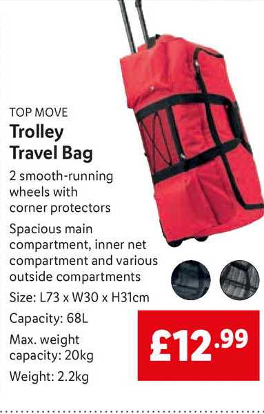 trolley travel bag offer