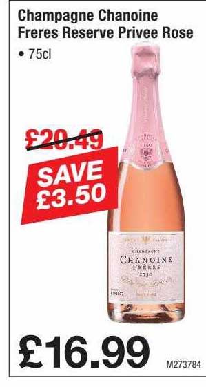 Makro Champagne Chanoine Freres Reserve Privee Rose