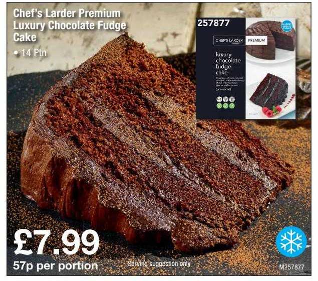 Makro Chef's Larder Premium Luxury Chocolate Fudge Cake