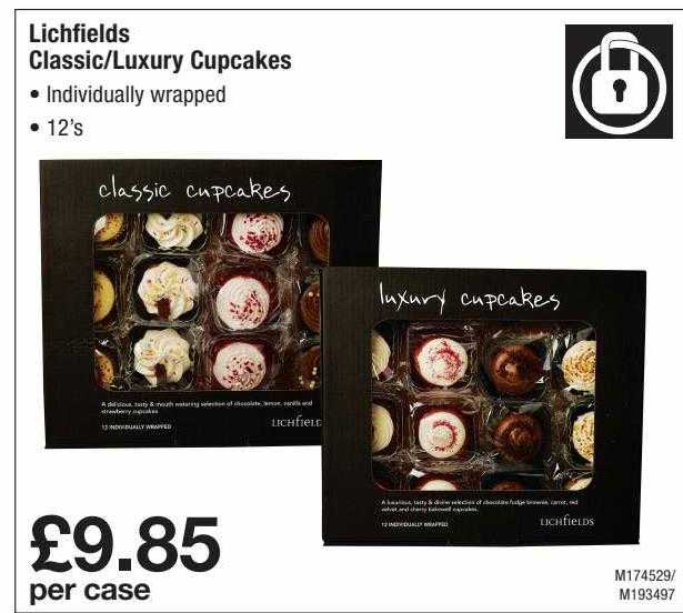 Makro Lichfields Classic-luxury Cupcakes