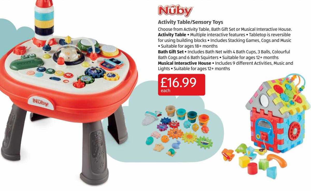 Aldi Activity Table Sensory Toys Nûby
