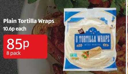 Aldi Plain Tortilla Wraps
