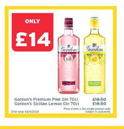 One Stop Gordon's Premium Pink Gin 70cl