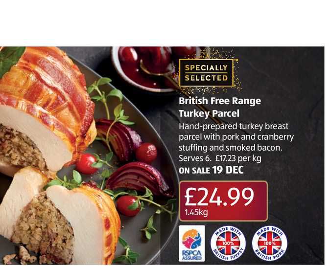 British Free Range Turkey Parcel Offer at Aldi
