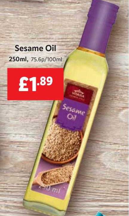Sesame Oil Offer at Lidl