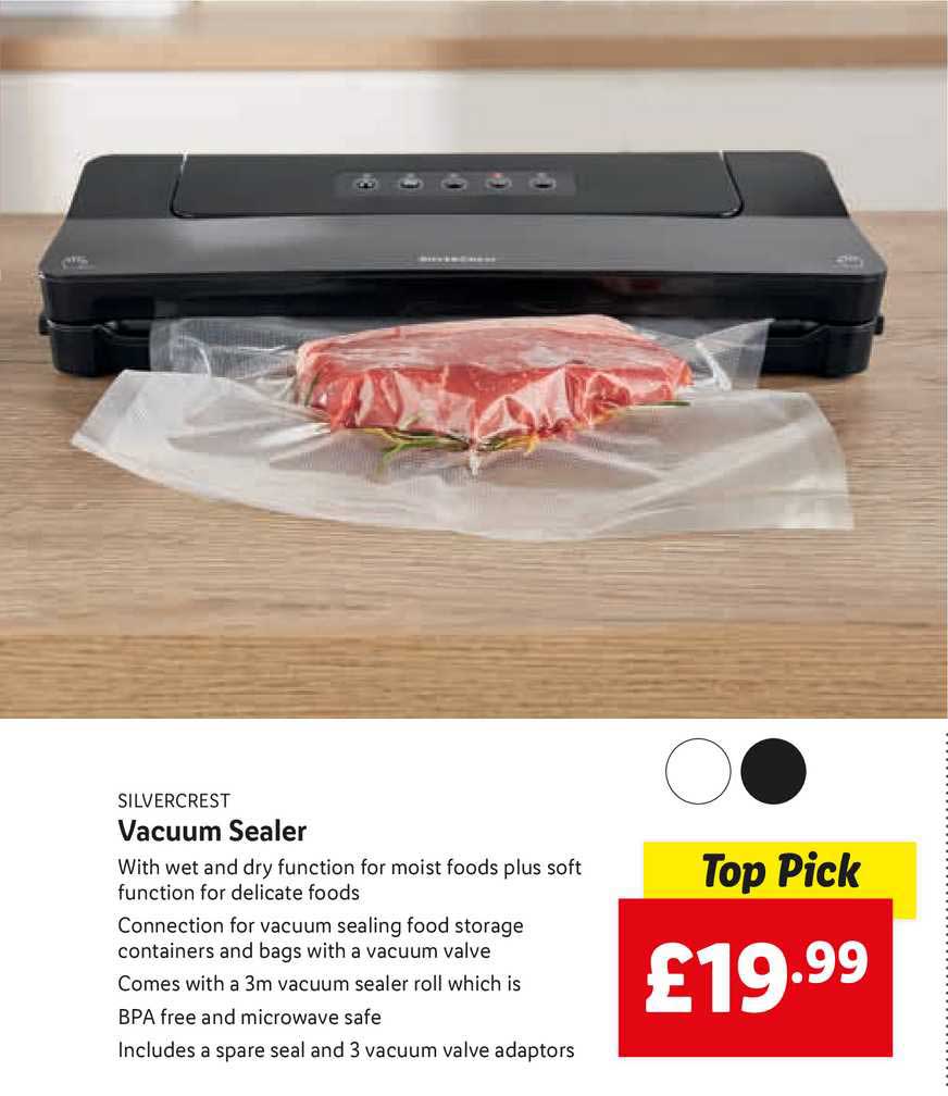 Silvercrest Vacuum Sealer,2 In 1 Includes 3m Roll Made In Germany 