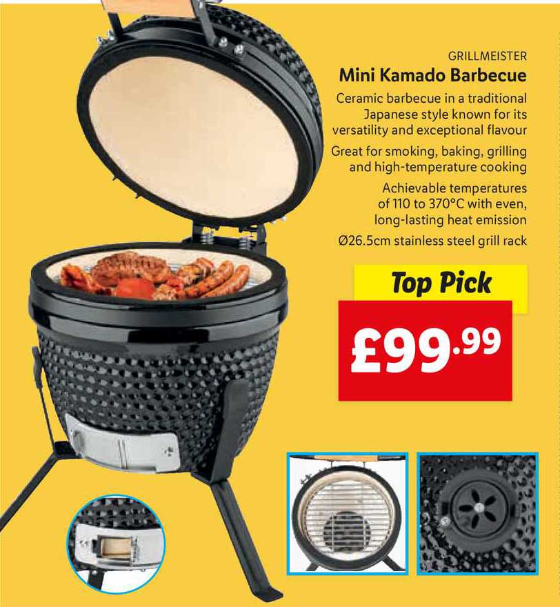Rodeo Datum belediging Grillmeister Mini Kamado Barbecue Offer at Lidl