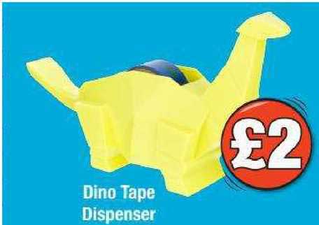 Poundland Dino Tape Dispenser