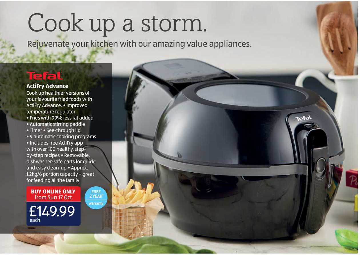 Tefal Actifry Advance Offer At Aldi