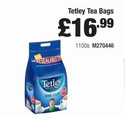 Booker Wholesale Tetley Tea Bags
