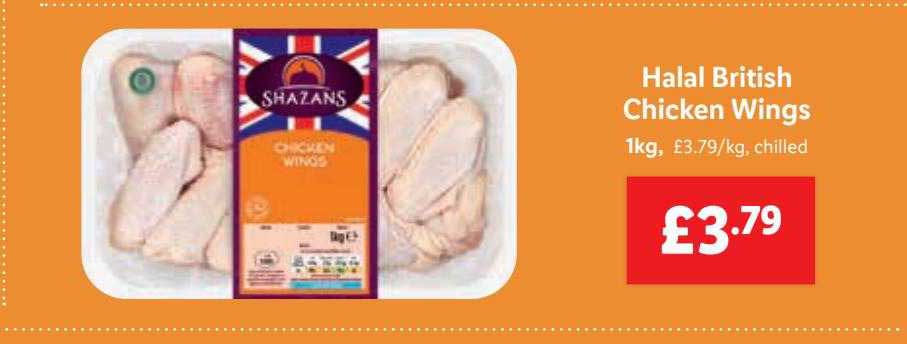 Lidl Halal British Chicken Wings