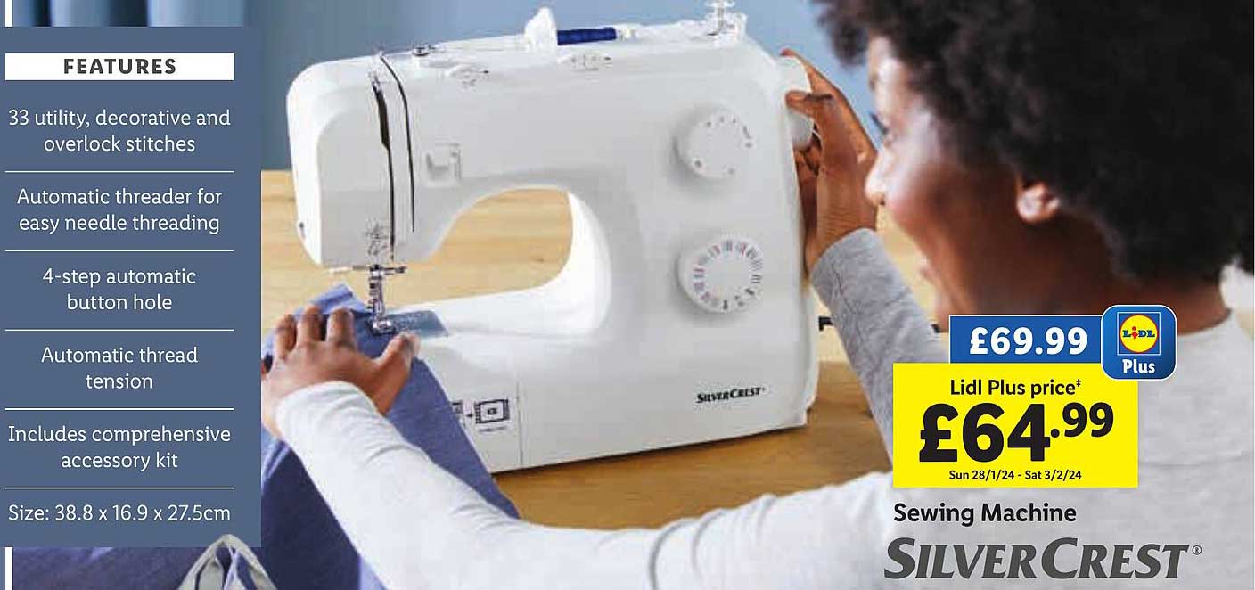 Singer Handheld Sewing Machine from Lidl, Unboxing and Demo