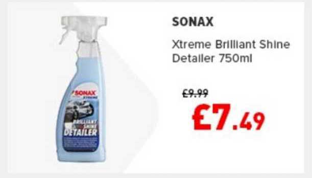 Euro Car Parts Sonax Xtreme Brilliant Shine Detailer 750ml