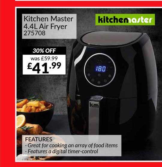 The Range Kitchen Master 4.4L Air Fryer
