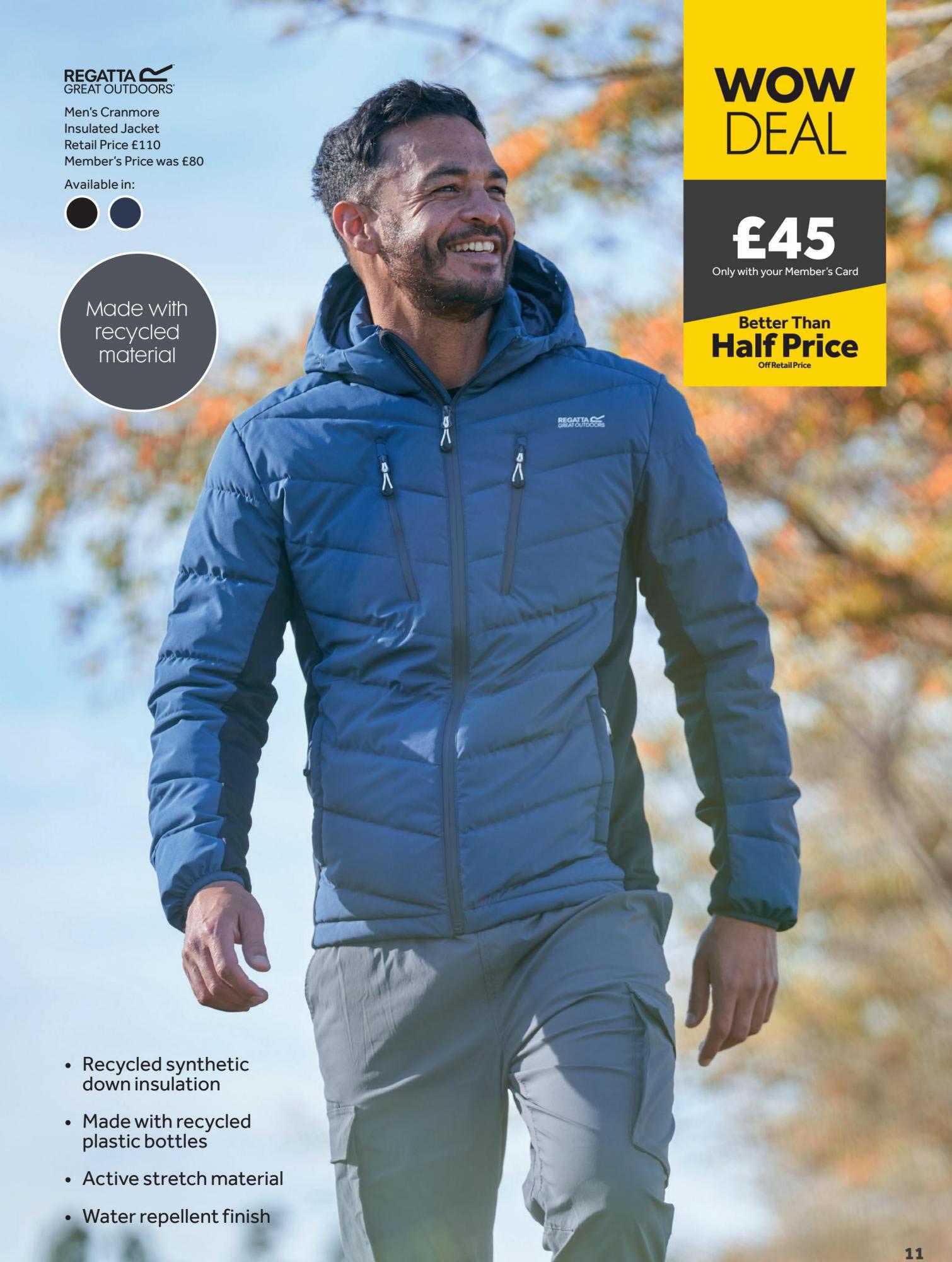 Regatta Men's Cranmore Insulated Jacket Offer at GO Outdoors - 1Offers ...
